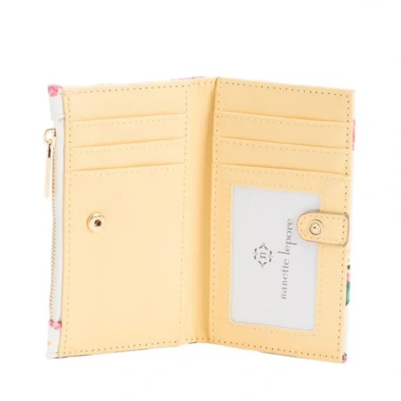 NANETTE LEPORE Juicy Fruits Slim Bifold Wallet With Snap Button Closure. - Picture 3 of 13